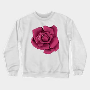 Red Rose Crewneck Sweatshirt